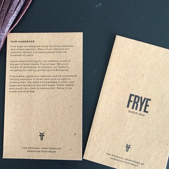 NWT Frye Wristlet Leather Wine color - Picture 11 of 11